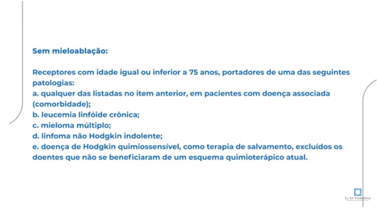 transplante alogênico rol da ans